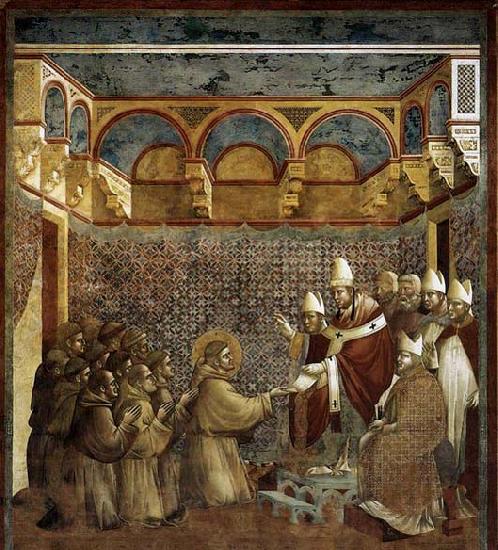 GIOTTO di Bondone Confirmation of the Rule Spain oil painting art